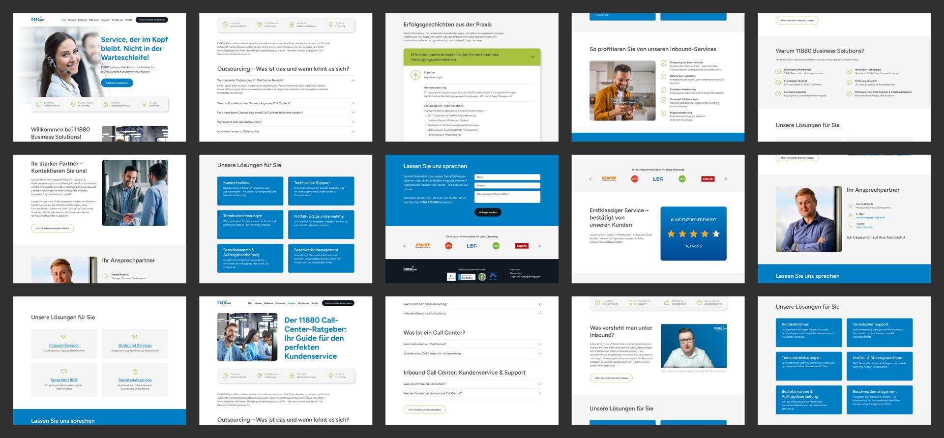 Screenshots von deincallcenter.de